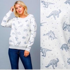 NWT L.A. Soul Dinosaur Sweatshirt Size Small